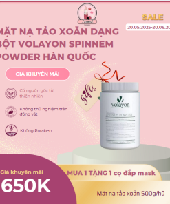 mặt nạ tảo xoắn dạng bột