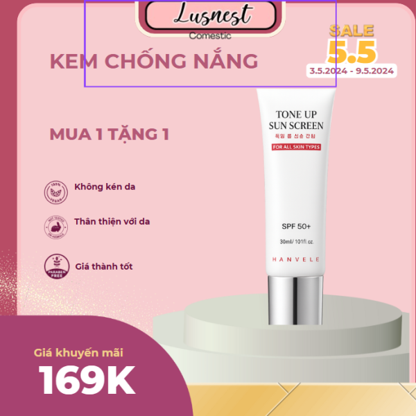 Kem Chống Nắng Hanvely