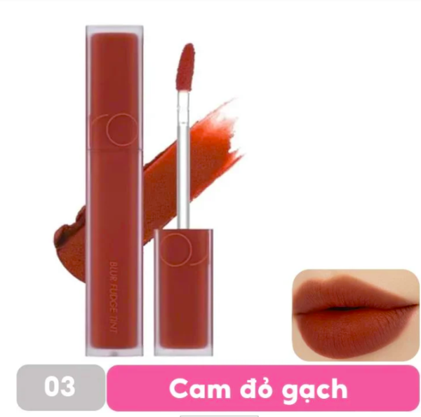 Màu son đỏ cam dành cho môi thâm