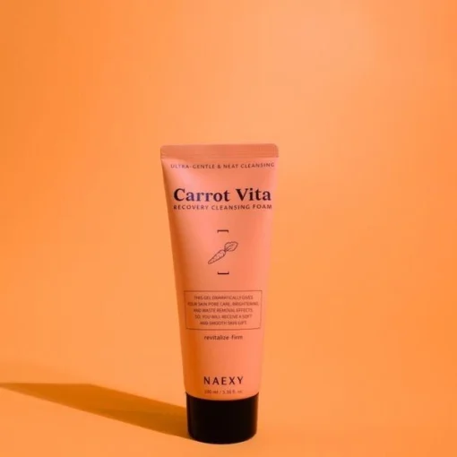 Sữa Rửa Mặt Naexy Carrot Vita Recovery Cleansing Foam 100ml - Hình ảnh 5