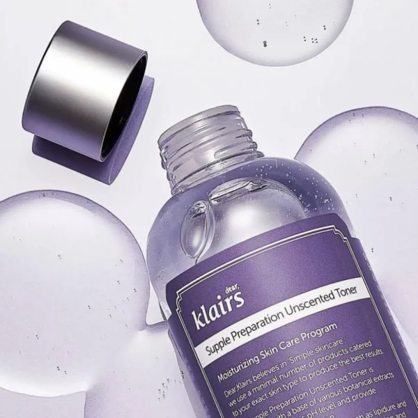 Nước hoa hồng Dear, Klairs Supple Preparation Unscented Toner 180ml - Hình ảnh 4