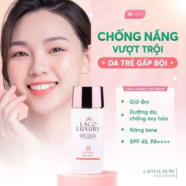 Kem Chống Nắng Laco Luxury - Hình ảnh 5