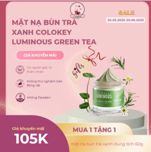 Mặt nạ bùn trà xanh Colokey